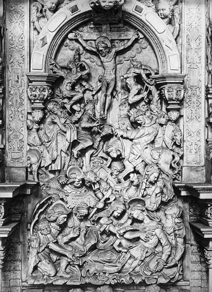 Magdeburg, Dom, Detail des Epitaphs für Levin von der Schulenburg, von Hans Klintzsch