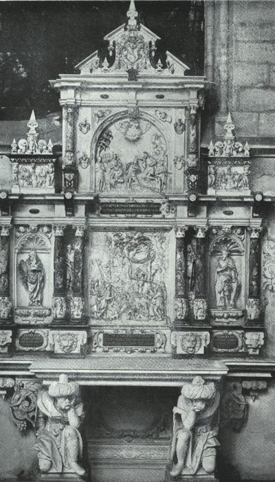 Magdeburg, Dom, Epitaph für Johann von Lossow (gest. 1605) (kriegszerstört, Aufnahme aus Deneke 1913)